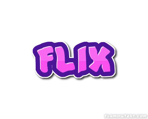 Flix Logo | Free Name Design Tool from Flaming Text