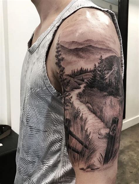 40 Beautiful Landscape Tattoo Ideas that will Blow Your Mind | Art and ...