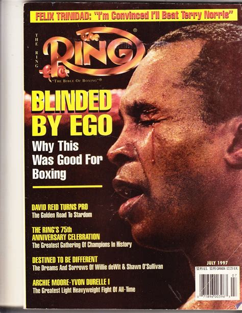 the front cover of ring magazine with an image of president obama and boxing legend floyd