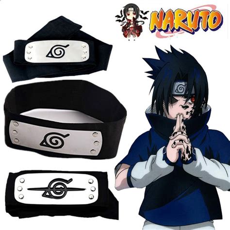 Sasuke Headband Naruto Headband Kakashi Sasuke Hidden Leaf Village ...