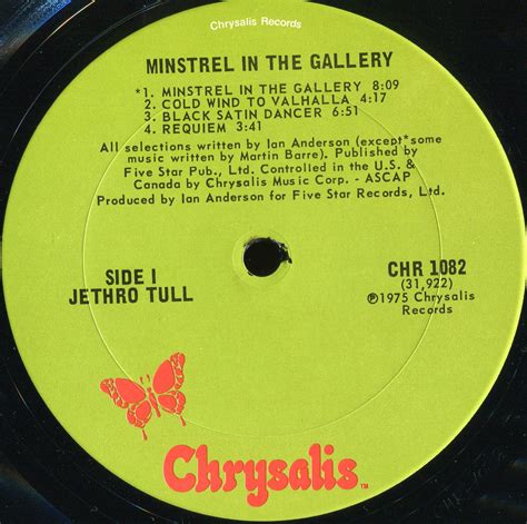 Jethro Tull ‎– Minstrel In The Gallery {Original US} Vinyl Rip 24/96 ...