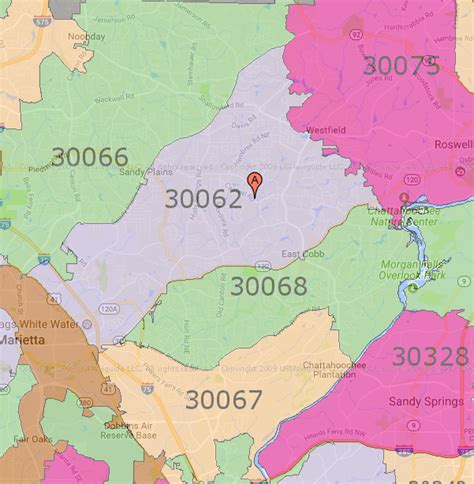 Cobb County Zip Code Map - Sasha Costanza