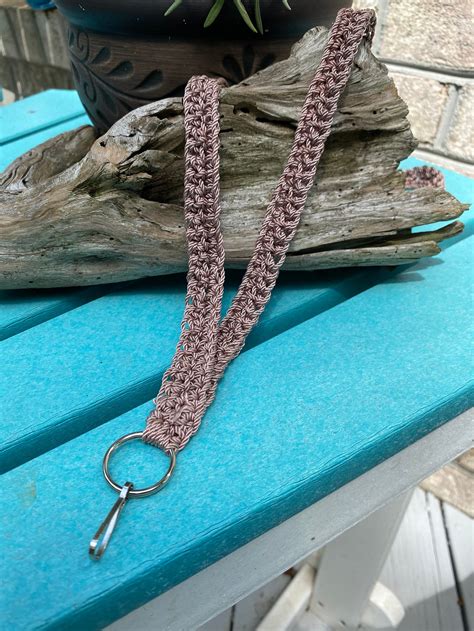 Crochet Lanyard Patterns / Two Lanyard Crochet Patterns / EASY - Etsy