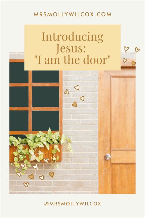 Introducing Jesus: "I am the door"