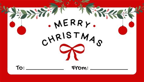 [FREE] Christmas Gift Tags Printable MockoFUN, 41% OFF