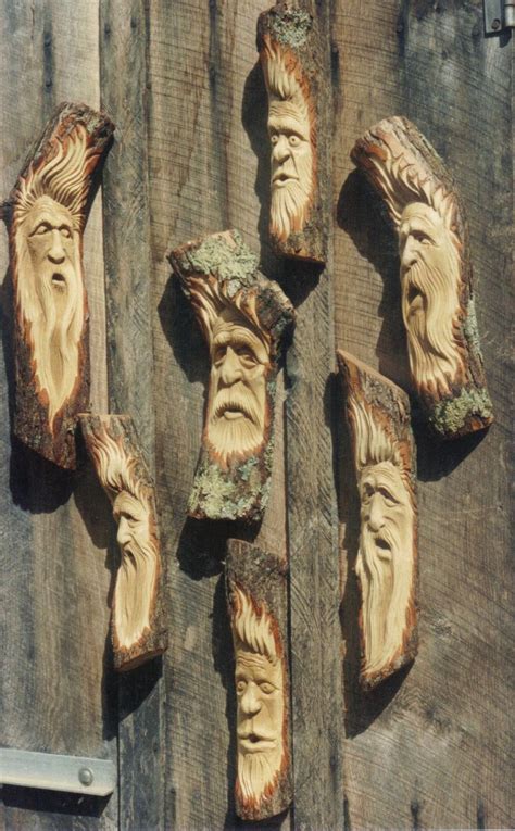 Image result for Wood Carving Spirit Faces #Woodworkingcrafts | Wood carving faces, Wood carving ...