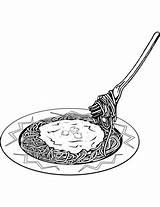 Italian Spaghetti coloring Page  Free Printable Coloring Pages sketch template