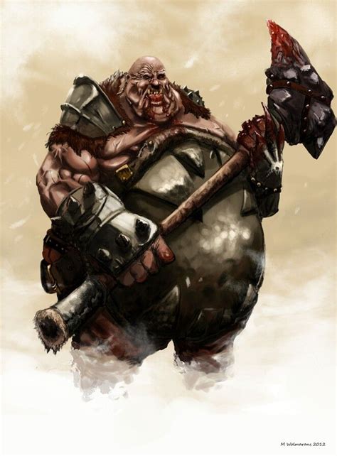 Ogre boss Fantasy Demon, Fantasy Battle, Fantasy Races, Fantasy Monster, Dark Fantasy, Warhammer ...