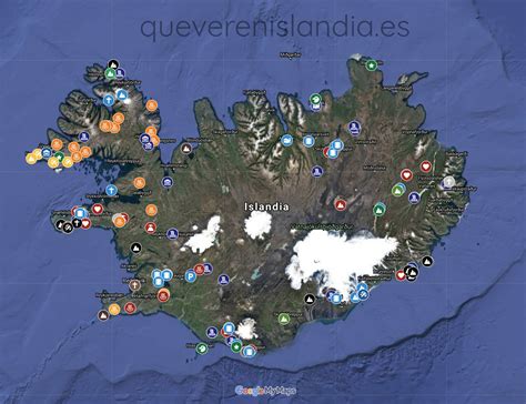 MAPA DE ISLANDIA ::: 18 Mapas COMPLETOS de Islandia + Descarga