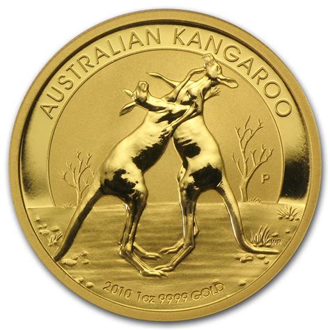 Australian Gold Kangaroo Nugget 2010 - 1 oz