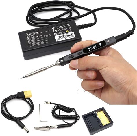 Buy NovelLife 65W Mini TS100 Electric Soldering Iron Kit,Adjustable ...