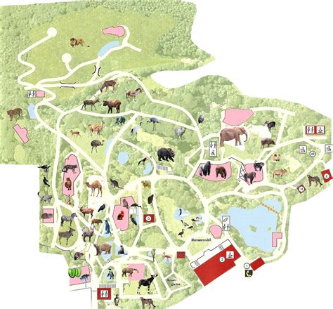 The map of Zoo Wuppertal in Wuppertal, Germany