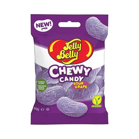 Jelly Belly Sour Grape Chewy Candy 60g | Poppin Candy