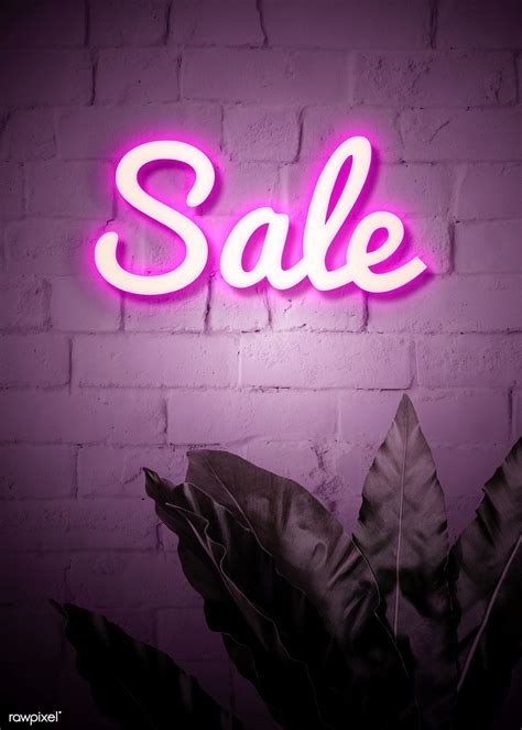 Neon purple sale sign on a brick wall | premium image by rawpixel.com / nam Neon Light Signs ...