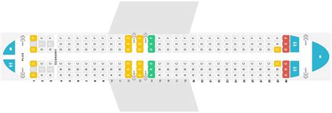 Seat map Boeing 737 MAX 8 "WestJet". Best seats in the plane