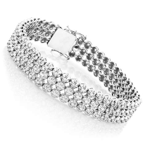 Men's Diamond Bracelet 4.75ct in 10K Gold - Men's Diamond Bracelets ...