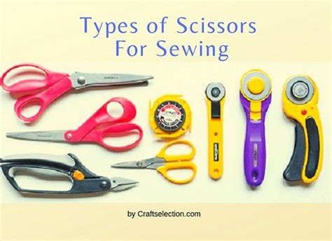 Different Types of Scissors For Sewing