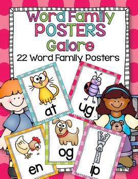 Word Family Posters Galore-22 Word Family Posters by Marsha McGuire