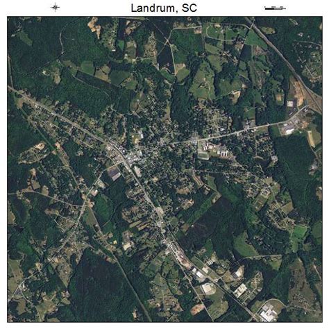 Aerial Photography Map of Landrum, SC South Carolina