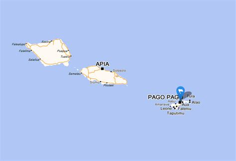 Apia Map - Samoa