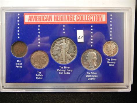 Sold Price: American Heritage Coin Collection - 3 Silver Coins - August ...