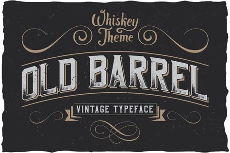 OldBarrel Vintage Typeface By Oleg Voznyy | TheHungryJPEG