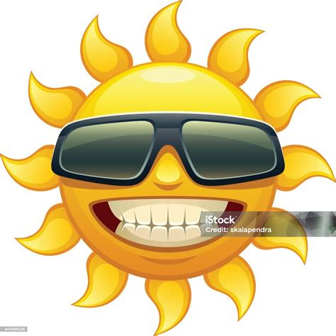 Funny Sun Stock Illustration - Download Image Now - Bright, Cartoon, Cheerful - iStock