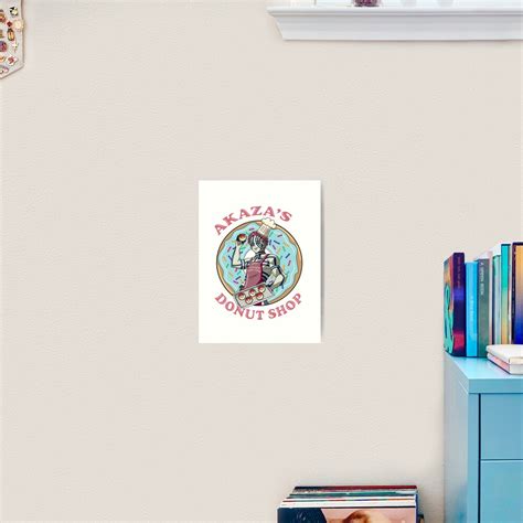 "Akaza Demon Slayer Akaza's Donut Shop" Art Print by Dragongirl5678 | Redbubble