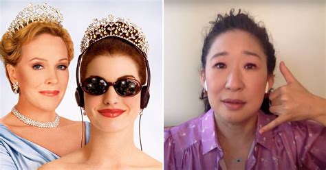 Watch Sandra Oh Re-Create Her Famous Princess Diaries Line | POPSUGAR Entertainment