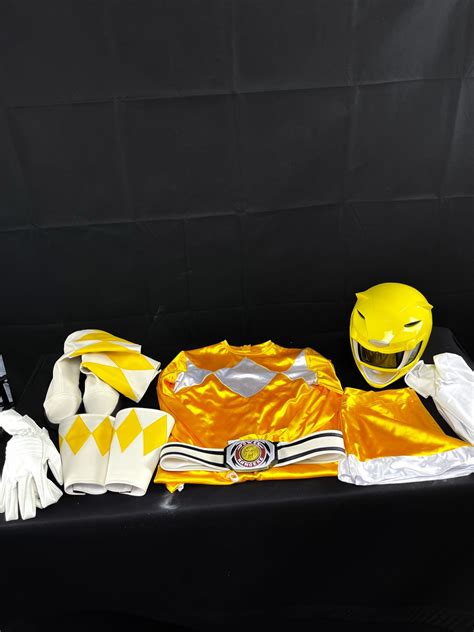 Tiger Ranger – Zyuranger yellow – MMPR Yellow Cosplay Costume ...