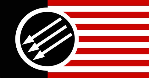 Flag I made of the American Iron Front : r/vexillology