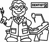 Dental Dentist Doctor Man Coloring Page  Wecoloringpagecom sketch template