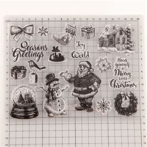 Inloveartshop Christmas Decorations Clear Stamps in 2022 | Christmas stamps, Clear stamps, Xmas ...