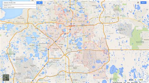 Orlando Florida Map - United States