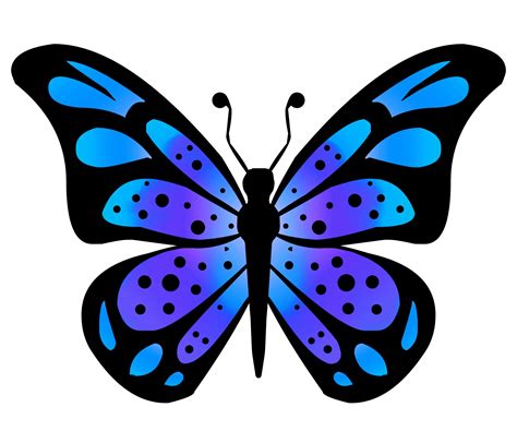Butterfly clip art - Clipartix