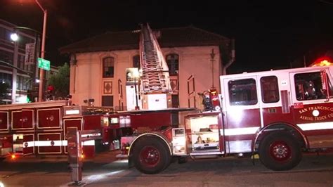 San Francisco firefighters knock down suspicious fire at former police ...