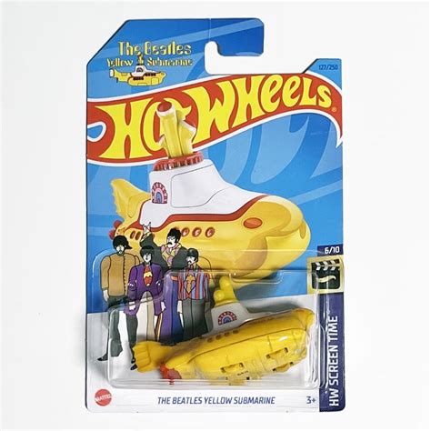 Hot Wheels 2023 The Beatles Yellow Submarine HW Screen Time - Walmart.com