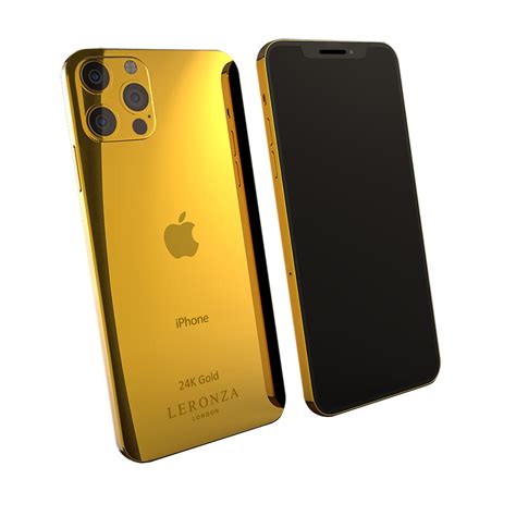 New Luxury 24k Gold iPhone 12 Pro and Pro Max Elite - Leronza | Iphone, Rose gold iphone, Gold phone