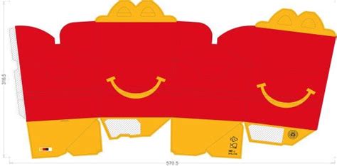 DIY McDonald's Happy Meal Box Template