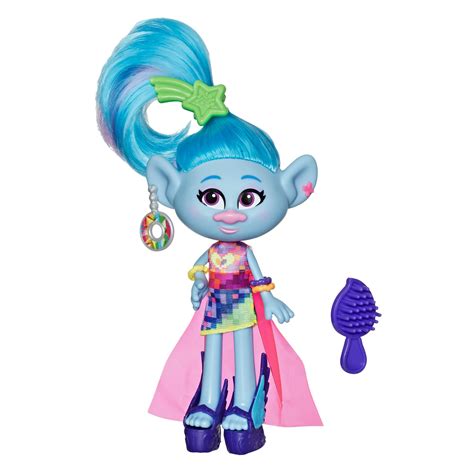 DreamWorks Trolls Glam Chenille Fashion Doll with Dress and More ...