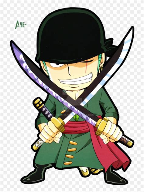 Zoro Chibi Png - Zoro One Piece Chibi Png, Transparent Png - 750x1065 ...