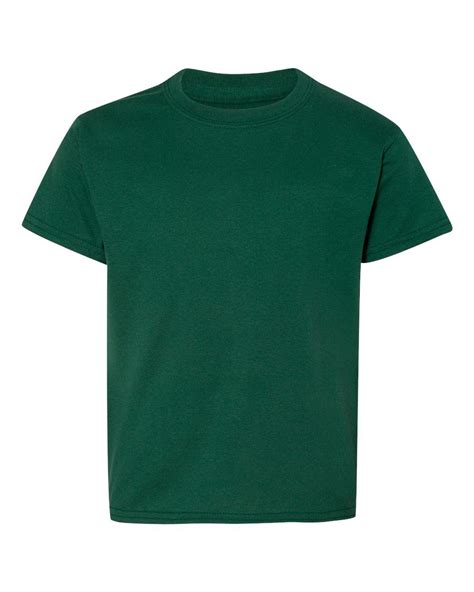 Gildan - DryBlend® Youth T-Shirt - 8000B in 2021 | Dark green shirt, Green tshirt, T shirt