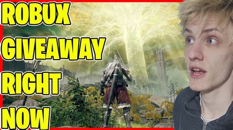 Robux Giveaway Right now | Elden Ring Live stream Gameplay | How to | Roblox Adopt me Brookhaven ...