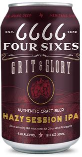 Four Sixes Grit & Glory Craft Beer - 6666gritandglory