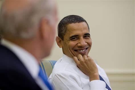 PsBattle: President Obama smiling at Joe Biden : r/photoshopbattles