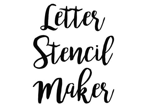 Downloadable Free Printable Alphabet Stencils Templates - Free ...