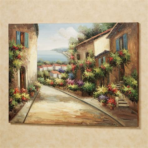 Streets of Tuscany Canvas Wall Art