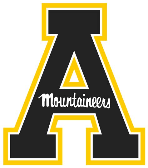 Appalachian State Mountaineers Logo | Football vinyl decal, Appalachian state university ...