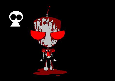 Invader ZIM Easter Egg - Bloody GIR