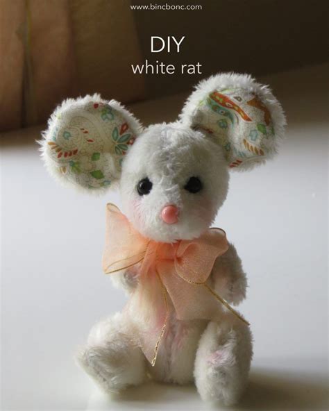 DIY rat plush with free pattern! | Crafts, Diy, Diy crafts